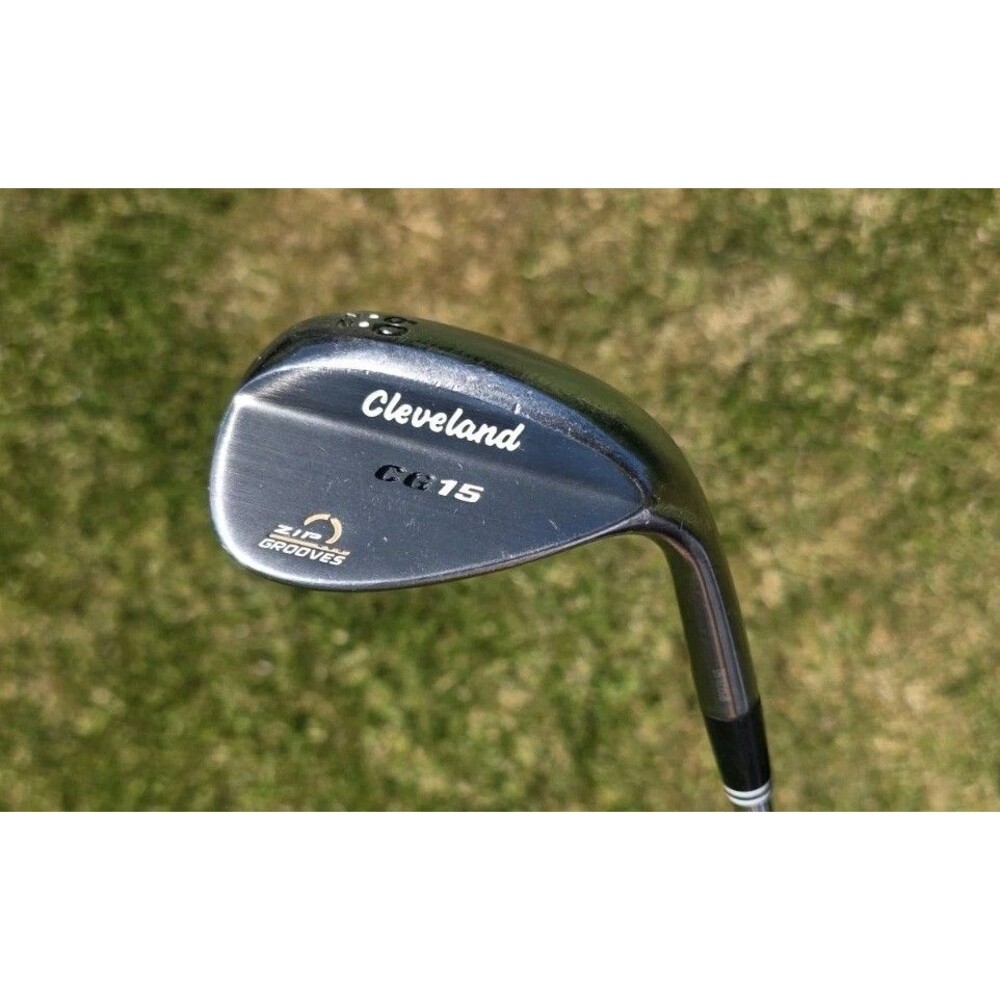 Cleveland CG15 Black Pearl 60* 12 Lob Sand Flop Wedge Flex Steel Shaft New Grip
